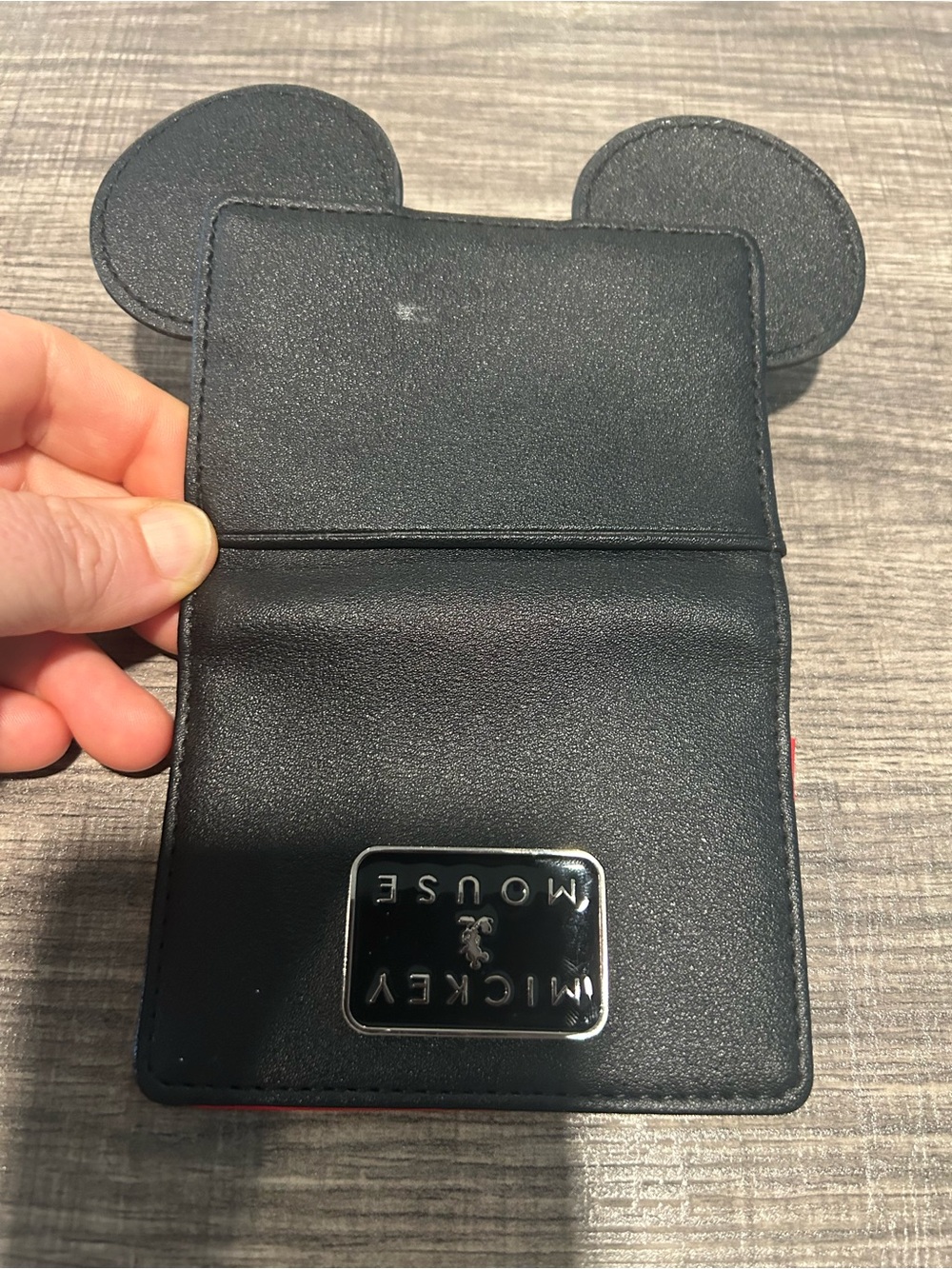 Mickey Mouse Black Ear-Accent Wallet - Picture 5 of 5